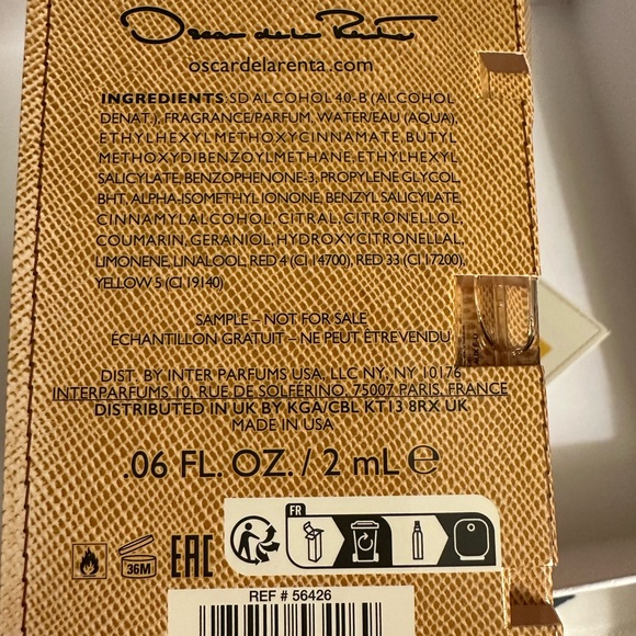 4 Oscar De La Renta ALIBI Women Eau De Parfum Spray Samples 2 ml/0.06 oz ea - Picture 4 of 5